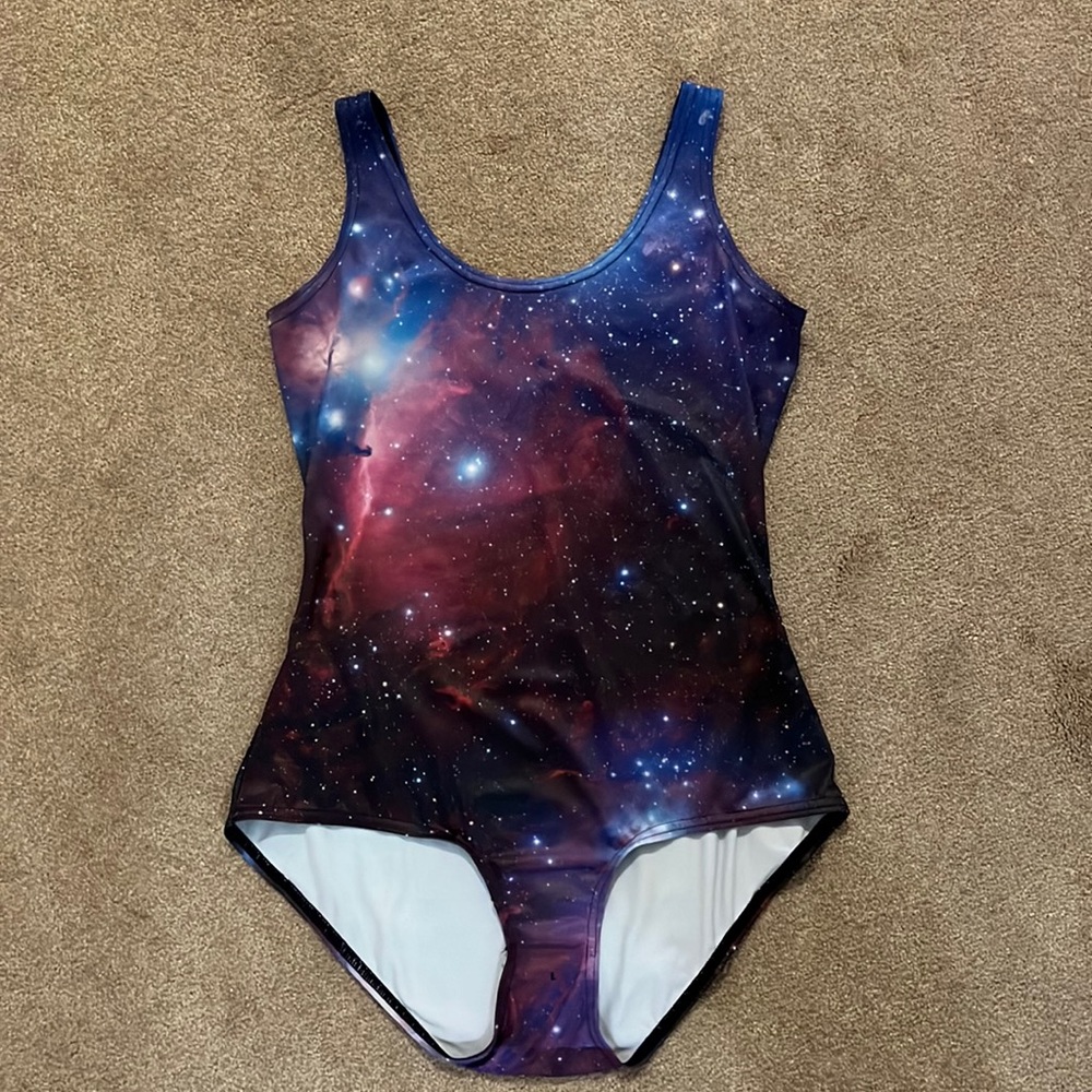 Large Blackmilk Galaxy bodysuit - perfect for music festivals